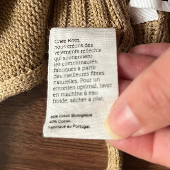 KOTN Tan Ribbed Tank Top - Picture 9 of 10